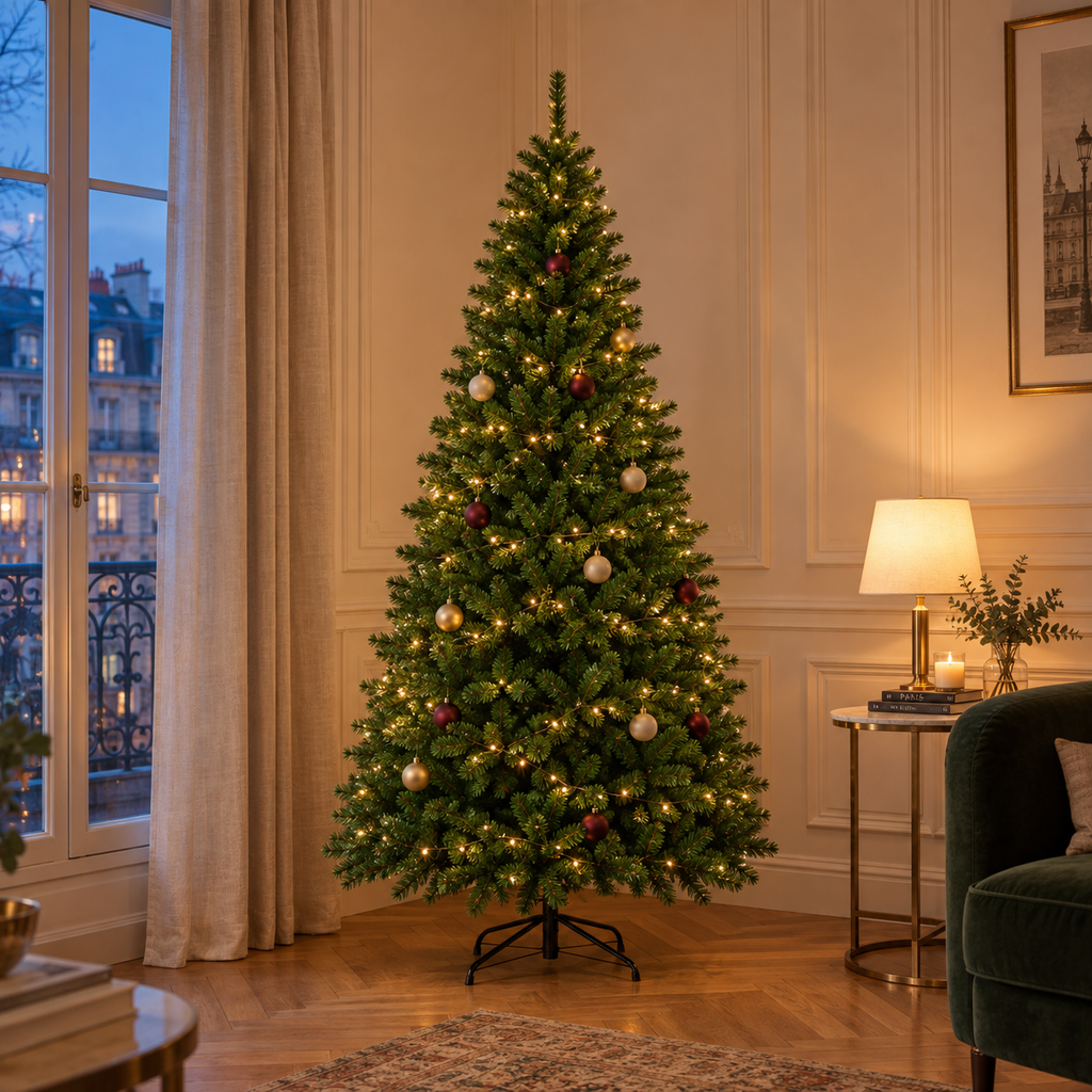 Sapin Élégance vert dense phosphorescent lumineux | Sapin Élégance