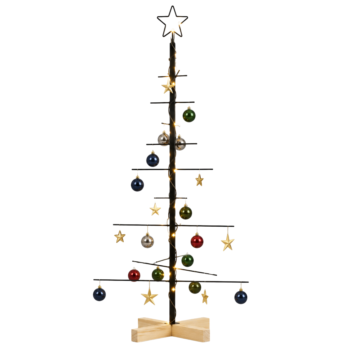 Sapin Épuré structure métal minimaliste | Sapin Élégance