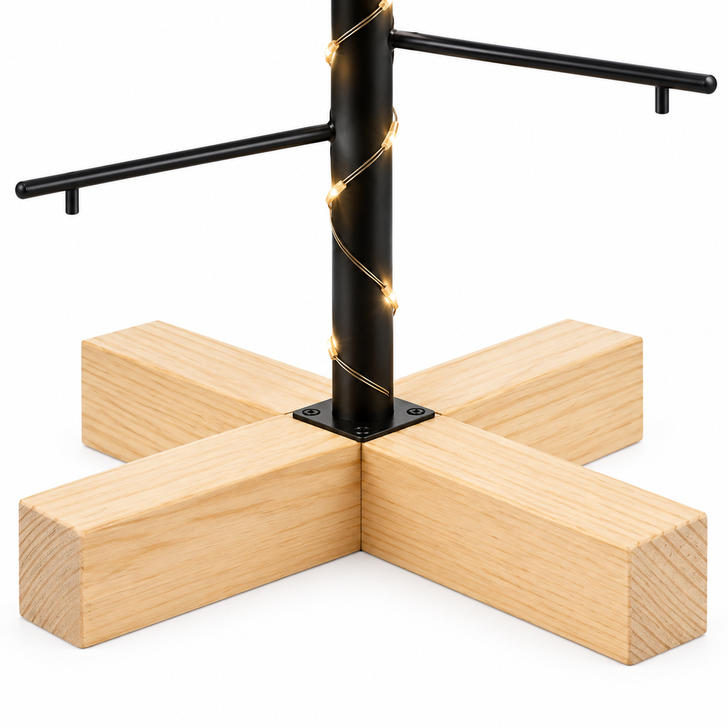 Sapin Épuré structure métal minimaliste | Sapin Élégance